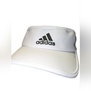 Adidas White Visor